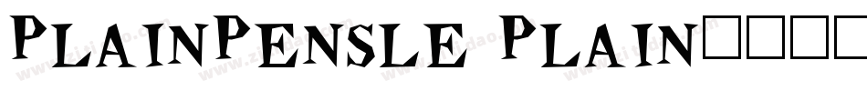 PlainPensle Plain字体转换